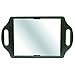 PROFESSIONAL SALON BARBER HAIRDRESSER 22cm BOND STREET BACK MIRROR - BLACK