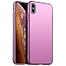 Produktbild Homikon Hart PC Hülle Ultra Slim Matt Handyhülle Plastik Handytasche Weiche Schutzhüll Stoßfeste Harte Schutz Handy Hülle Stoßdämpfend Motiv Hard Case Cover Etui für iPhone XR - Lila