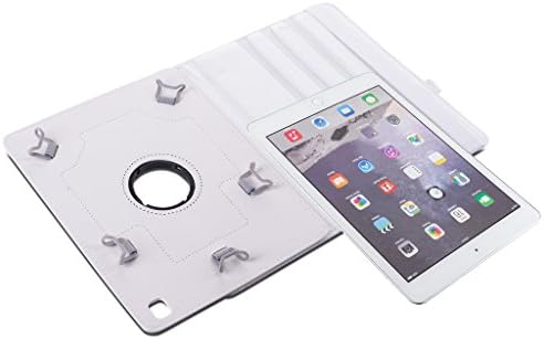 Nice Style Huawei MediaPad 10 Link+ Case Covers, Universal White Colour case for 9 inch to 10.1 inch Tablet PU Leather Protect Cover Case Stand for Huawei MediaPad 10 Link+ and all Tablets from 9 inch to 10.1 inch screen size