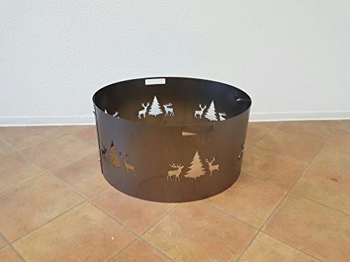 Funkenschutz Wild (80 cm) Feuerschale - 4