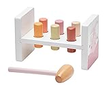 Kids Concept- Holzspielzeug Werkbank Klopfbank Hammer in...