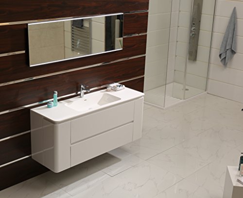 Badezimmerspiegel Badspiegel Wandspiegel LED beleuchtet GS112 mit Touch-Schalter kaltweiß IP44 (140 x 70 cm) - 2