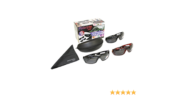 JML Polaryte - 2 paia di occhiali da sole HD, con protezione UV, uno nero e  uno tartarugato : Amazon.it: Abbigliamento