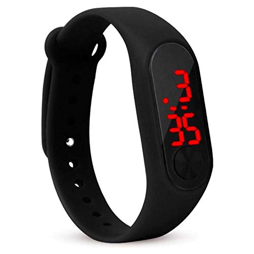 Alkh Attractive Black M2 Band Digital Watch for Boys & Girls RS.99.00