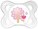 MAM 542422 Original Silicone Pack of 2 Soothers for Girls 0 - 6 Months Assorted Colours BPA Free