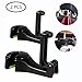 Produktbild MOGOI Car Seat Rückenhaken mit Telefonhalter, 2 in 1 Universal Vehicle Back Seat Hanger Hook mit Lock für Lebensmittel Tasche (Schwarz 2PCS)