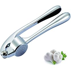 Concasseur d'ail presse-ail, écraser l'ail et le gingembre avec facilité (pelage), gadgets de petits ustensiles de cuisine en alliage de zinc, super facile à nettoyer, antirouille, 6.7x1.5 pouces