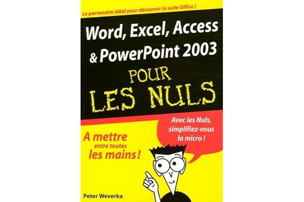 Word, Excel, PowerPoint 2003 pour les Nuls