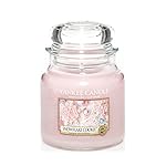 Yankee Candle Bougie en pot Parfum biscuit flocon, rose, Taille M
