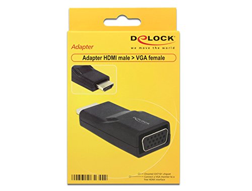 Delock Videoanschluß – HDMI / VGA – DB-15 (W) bis HDMI (M), 65655 - 2