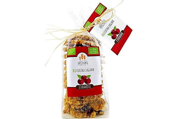BIO GLUTENFria kakor med tranbär 150 g - IRENKI