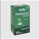 Lazika Prebiyotikli Yeşil &Ccedil;ay &ndash; Erken Hasat El Toplama Yeşil &Ccedil;ay, Prebiyotik Lif ve D3 Vitamini İ&ccedil;erir, 18'li Piramit Poşet