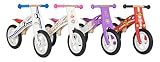 BIKESTAR® Premium Kinderlaufrad für modebewusste Prinzessinnen ab 3 Jahren ★ 12er Natur Holz Edition ★ Flamingo Pink - 7