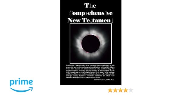 The Comprehensive New Testament Amazoncouk T E Clontz J - 