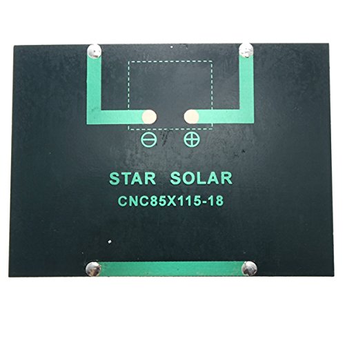 12V 100mA 1.5W Polykristalline Mini Epoxy Solar Panel Photovoltaik Panel - 5