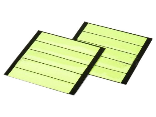 Rectángulo de luz reflectantes Pegatinas de PVC para bicicleta de coc