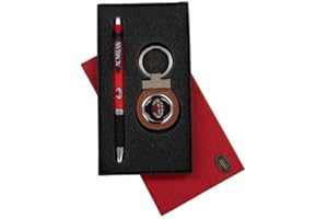 MILAN Set mit Kugelschreiber und Schlüsselanhänger Logo mit offizieller Box A.C