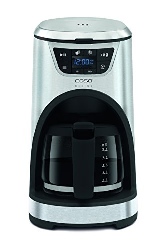 CASO NOVEA C4 Design Filter-Kaffeemaschine, 1000 Watt, Brühtemperatur ca. 96°C, für 12/6 Tassen, LED-Display