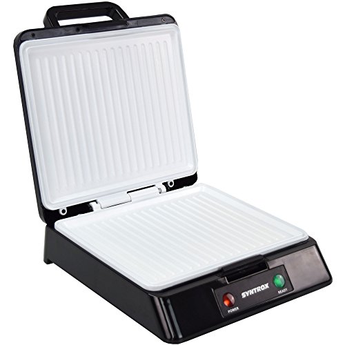 Syntrox Germany XXL Kontaktgrill mit Keramikbeschichtung elektrischer Tischgrill Grillplatte Grill - 3