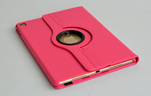 inShang ipad Pro 9.7 Hülle Cover für iPad Pro 9.7 inch (2016) , PU Leder Schutzhülle St?nder Smart Cover mit Super Automatische Einschlaf-/Aufwach funktion, case 360 Grad rotierende Schutzhülle mit Standfunktion + inShang Logo hochwertigen Stylus Eingabestift Stift rose - 2