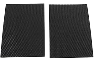 GAROSA 2 Sztuki Samoprzylepne Gumowe Podkładki Antypoślizgowe do Nóżek Mebli, Ochraniacze Podłogowe dla Sofy, Stołu, Krzesła, Czarny Prostokąt
