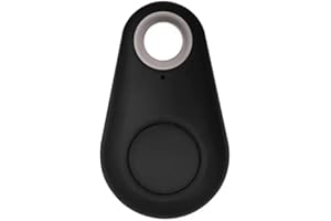 OOYES Mini Bluetooth Key Finder & GPS Tracker – Smart Anti-Lost Device for Keys, Wallets, Pets, Kids, Luggage, Car – Wireless Locator Tag with Free App for i-OS & Android(Black)