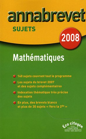 Annabrevet mathématiques