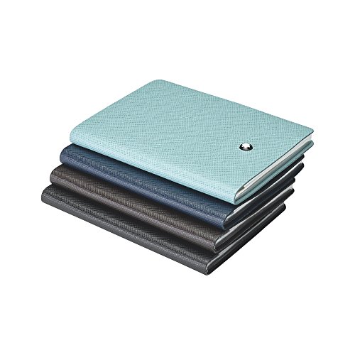 Montblanc Notebook 113598 Fine Stationery #145 / Leder Notizbuch A7 liniert mit Softcover / Farbe: Indigo / 128 Seiten - 4