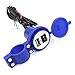 Produktbild HLH-Motorcycle Accessories Motorrad USB-Ladegerät Buchse Steckdose 1.5A wasserdichtes Handy-Ladegerät Netzteil für 12 V / 24 V Motorrad Multi-Color optional Sinnvoll (Color : Blue)