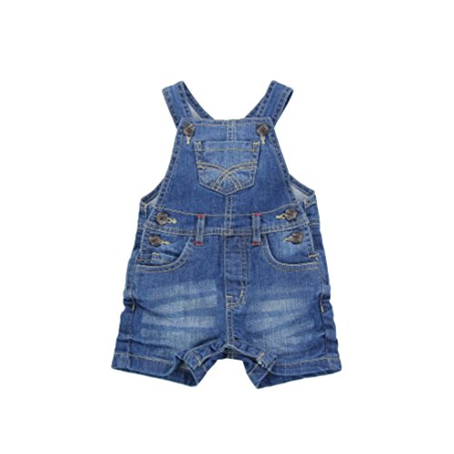 Baby Boys Denim Shorty Dungarees (3-6 Months)