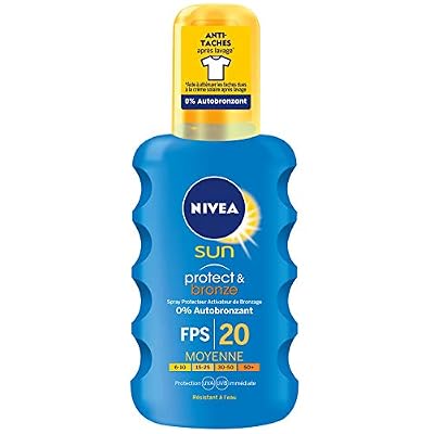 NIVEA Sun Spray Protect/Bronze FPS 20 Formule Anti Tâches