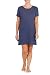 Bonmarche Womens White Spot Navy Nightdress Navy Size 24-26