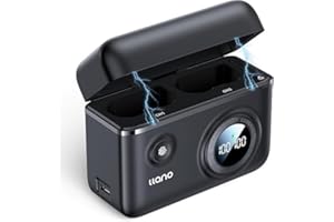 llano EN-EL15/ EN-EL15C/ EN-EL15B Doppel Akku Schnell Ladegerät für Nikon Z8 D7500 Z6II D850 D750 Z6 ZF D7200 D7100 D7000 D500 Z7II Z7 Z5 D610 D600 D800 D800E D810 D810A P520 P530 1 V1