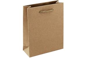 EUROWRAP Clairefontaine 28800-5C - Un Sac Cadeau Kraft - Format Parfum - 13x5x16cm - 210g - Emballage Cadeau Kraft, Emballage, Idéal pour : Parfum, Bijoux, Alimentaire