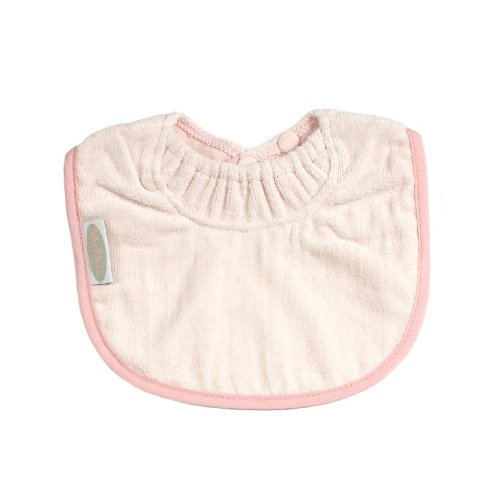 Silly billyz 12612 - Babero de algodón con cuello antiescapes (0 a 24 meses), color rosa