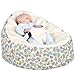 Birdie COLOURFUL CIRCLES BABY BEAN BAG PORTABLE TODDLER CHAIR (NEUTRAL)