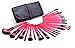 VALUE MAKERS Professional 32 pcs Makeup Brushes Kit - Make Up Brush Set - 32pcs Cosmetics Tools - Brand Make-up Toiletry Kit - Foundation Eyebrow Eyeshadow Concealer Powder Blusher Blending Lip Makeup Brush With Black Pouch Bag (Hot pink)