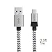 Produktbild USB C Kabel, Kinps 1m Nylon-Umwickeltes Type-C 3.0 Ladekabel reversibel Connector for New MacBook 12 Inch, ChromeBook Pixel, Nexus 5X, Nexus 6P,and Other USB C Supported Devices.