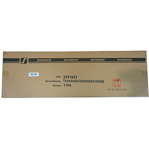 Songmics® Trampolin Randabdeckung 30 cm Breit Ø 244cm 305cm 366cm 100% UV-beständig Reißfest Federabdeckung Randschutz - 9