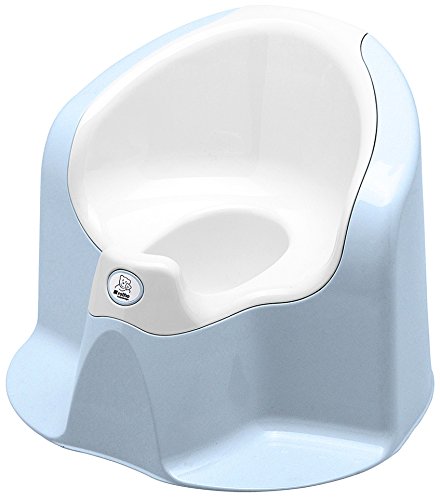 Rotho Babydesign TOP Xtra Komfort-Kindertopf / Töpfchen für erleichteres Sauberkeitstraining / 1 x Sitz 40cm x 34cm x 32cm in silbergrau / weiß - 5