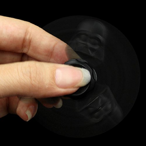 Fidget Hand Spinner Spielzeug Tri Fidget Finger Spinner Spielzeug für Kinder und Erwachsene Spielzeug Geschenke (Schwarz) - 2