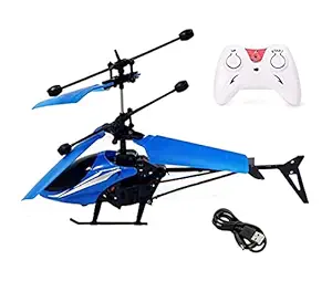 Vikas Gift Gallery Exceed Helicopter Remote Control & Rechargeable Flying Unbreakable Helicopter Toys for Kids (Color: Multicolor)