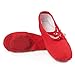 Produktbild Ballettschuhe, Canvas Flats Gymnastic Yoga Schuhe für Mädchen Damen Damen in Kinder und Mann Jazz Lehrer Trainingsschuhe,Red,EU39=245mm