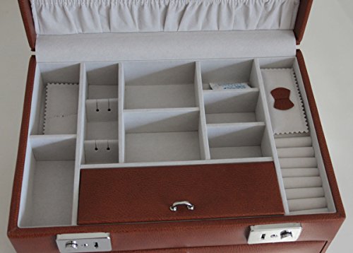 GIGANTISCHER Schmuckkoffer in Cognac - 2