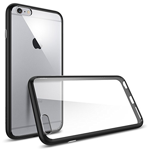 Spigen - Funda iPhone 6 6s  Carcasa con Tecnolog  a de coj  n de aire y protecci  n h  brida de ca  da  Negro