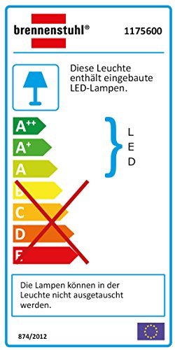 Brennenstuhl Stativ SMD-LED-Leuchte / LED Strahler für außen und innen (Außenstrahler IP54, LED Fluter mit 28 super hellen SMD-LEDs) Farbe: schwarz - 2