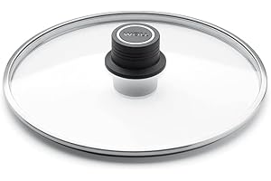 Woll Diamond Logic XR pokrywa ze szkła bezpiecznego, okrągła, Ø 24 cm, ze stałą wentylacją, przezroczysta
