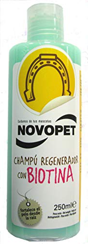 Novopet 800039 Shampooing Régénérant avec Biotine 1 L