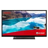 Toshiba 32WD3A63DB 32-Inch HD Ready Smart TV with Freeview Play and Build-In DVD Player – Chrome Black/Silver (2019 Model)