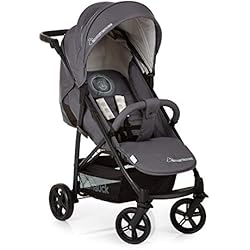 Hauck Rapid 4X- silla de paseo ligera desde nacimiento hasta 25 kg/respaldo reclinable/plegable con una mano/capota XL extensible/manillar regulable/asa de transporte/Mickey Cool Vibes (gris)